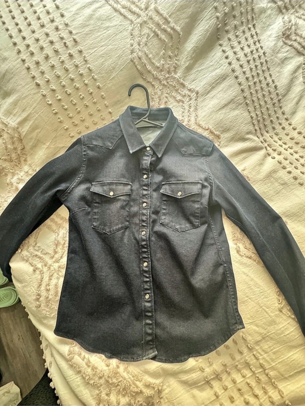 AllSaints Women's Snap-Front Shirt Size 10